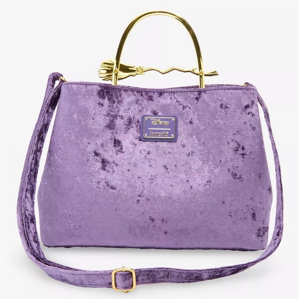 NWT Loungefly Disney Hocus Pocus Binx Broomstick Satchel Bag